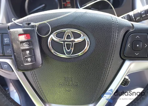 2015 Toyota Highlander Xle V6 из США, поврежденный, VIN 5TDJKRFH5FS160834